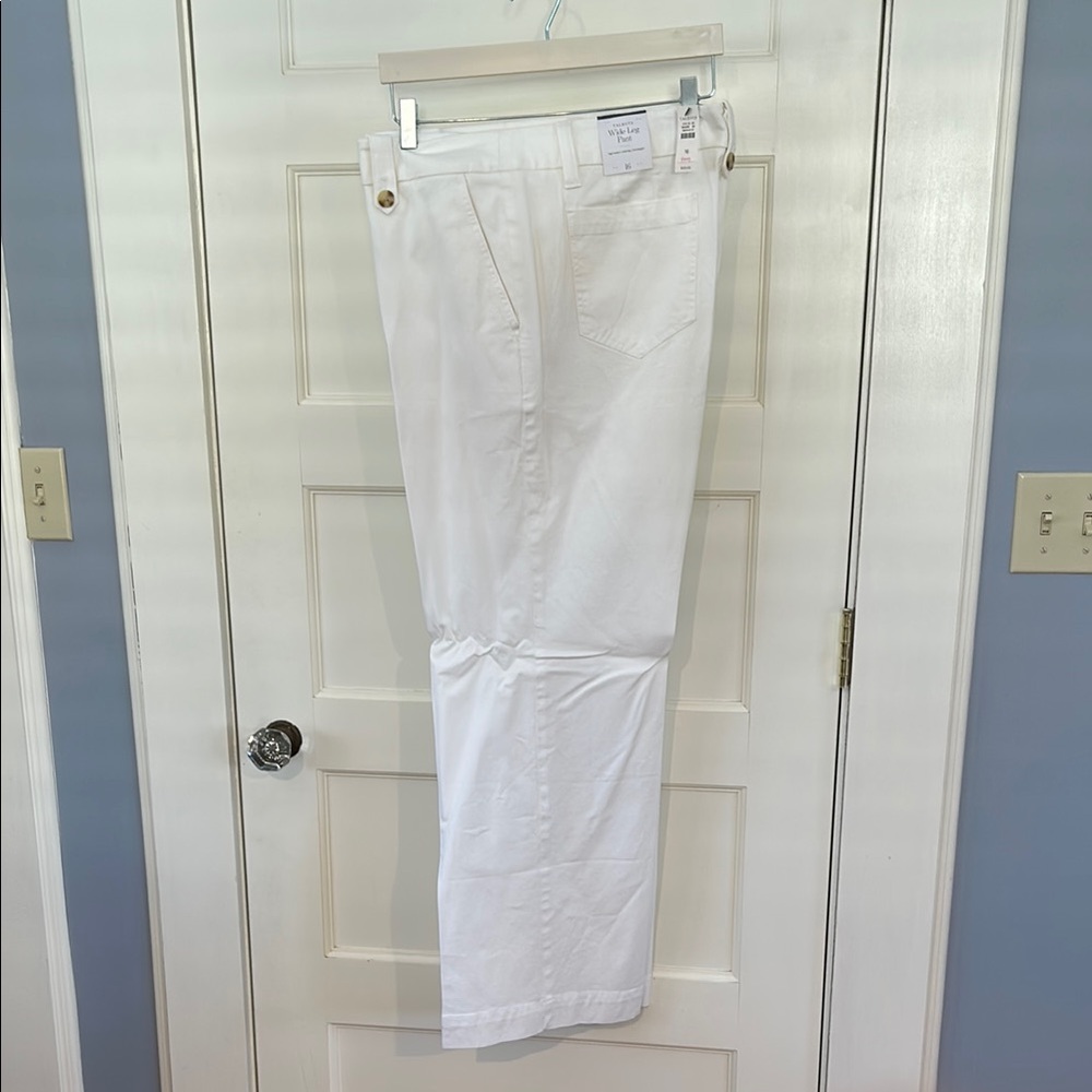 Talbots white Wide Leg Pants.